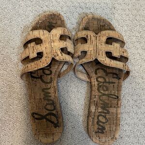 Sam Edelman Cork Slide Sandals Size 7